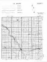La Moure County Highway Map 2, LaMoure County 1958